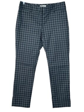 White House black market black straight leg casual Chino pants size 6 B100
